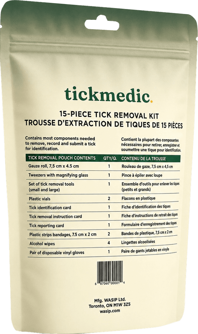 TickMedic kit, back